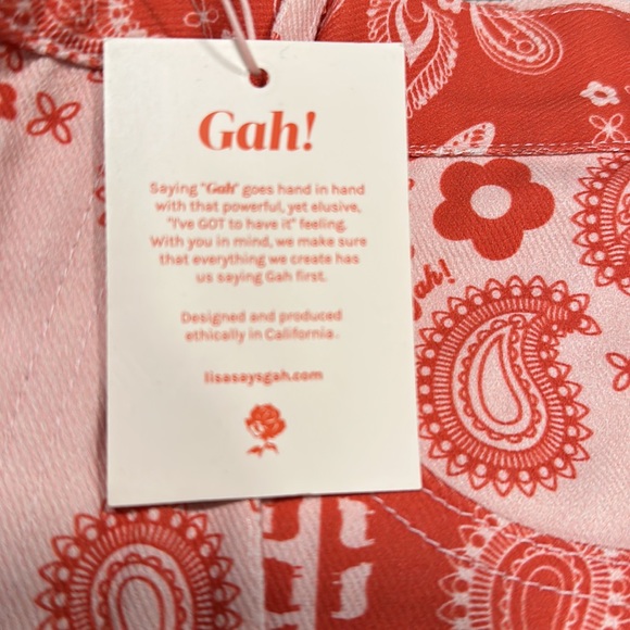 Lisa says gah robyn jean red NWT 26 - Picture 11 of 14